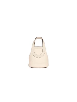 Grey Hermes loop bag