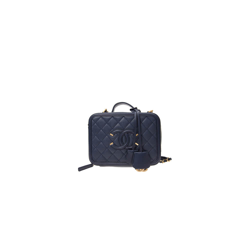 Chanel Medium Filigree Makeup Case