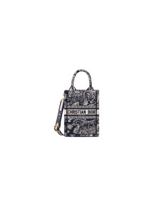 Mini Vertical Dior Book Tote