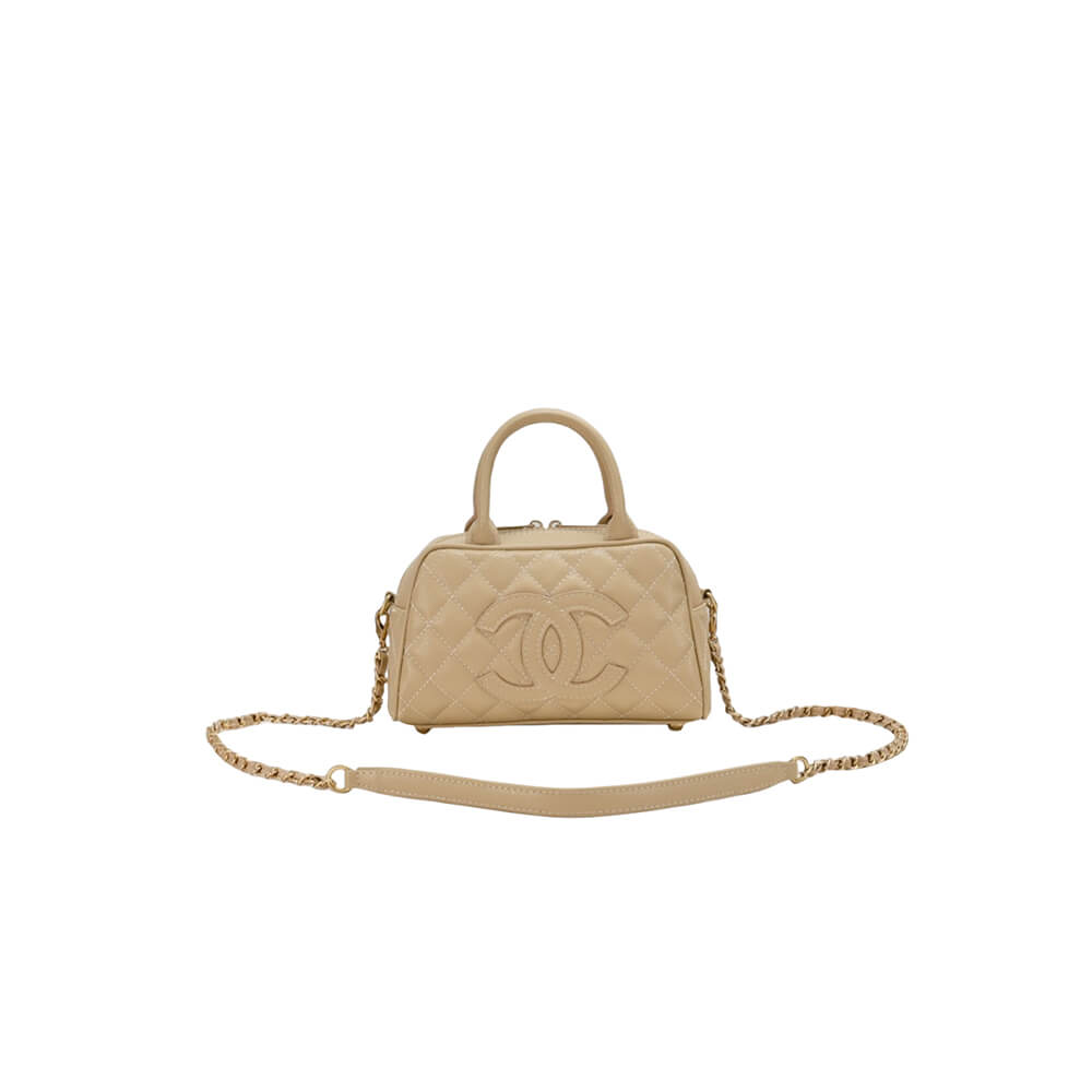 CHANEL Small Vintage Boston Bag