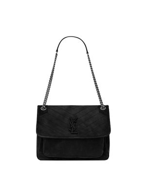 Grosgrain SAINT LAURENT NIKI MEDIUM IN SUEDE